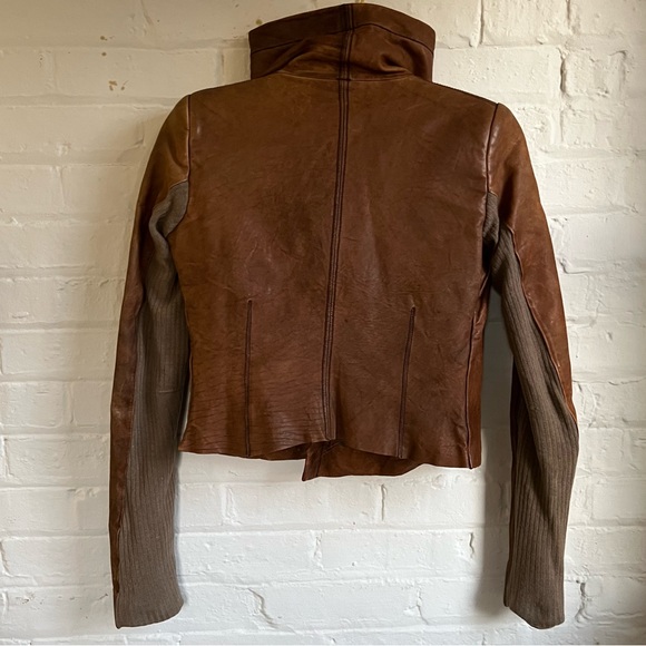 Rick Owens Leather Jacket - Picture 7 of 15
